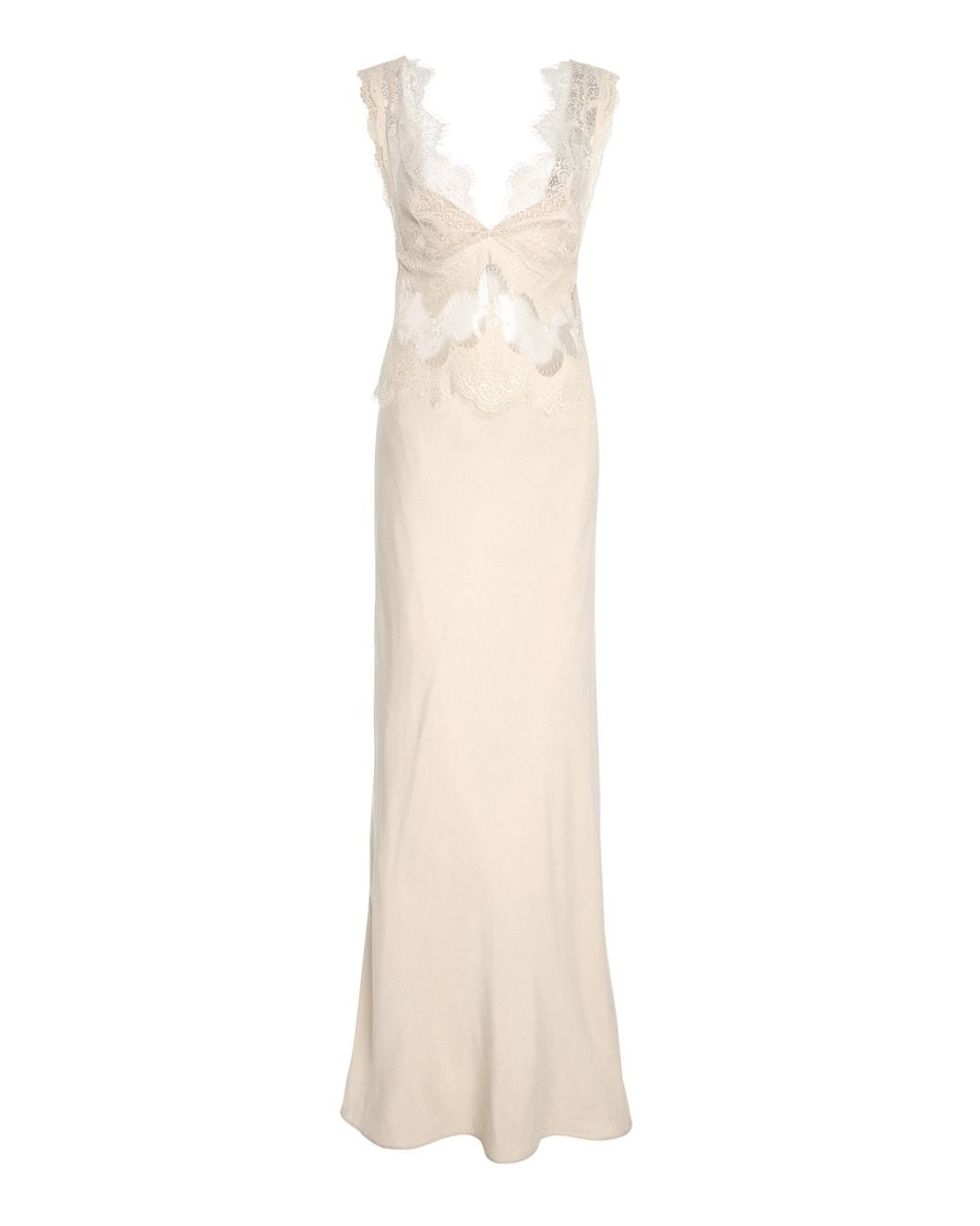 Third Form White Visions Lace Maxi Dress