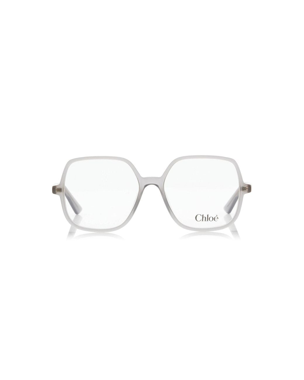 Chloé Gray Judy Square-Frame Acetate Glasses