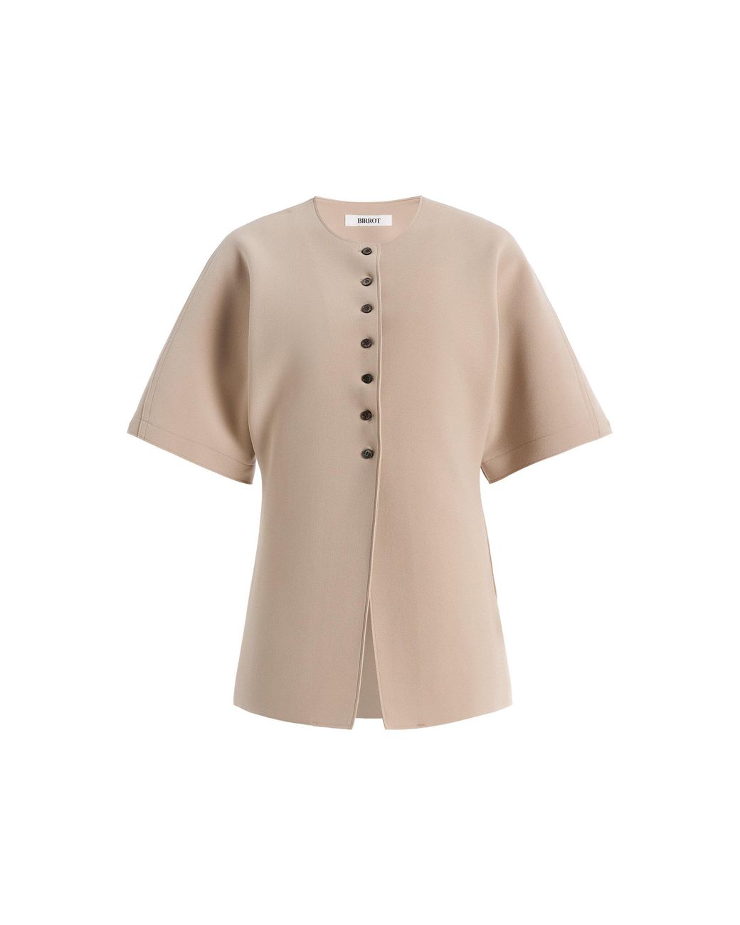 Birrot Natural Lay3 Half-Sleeve Top