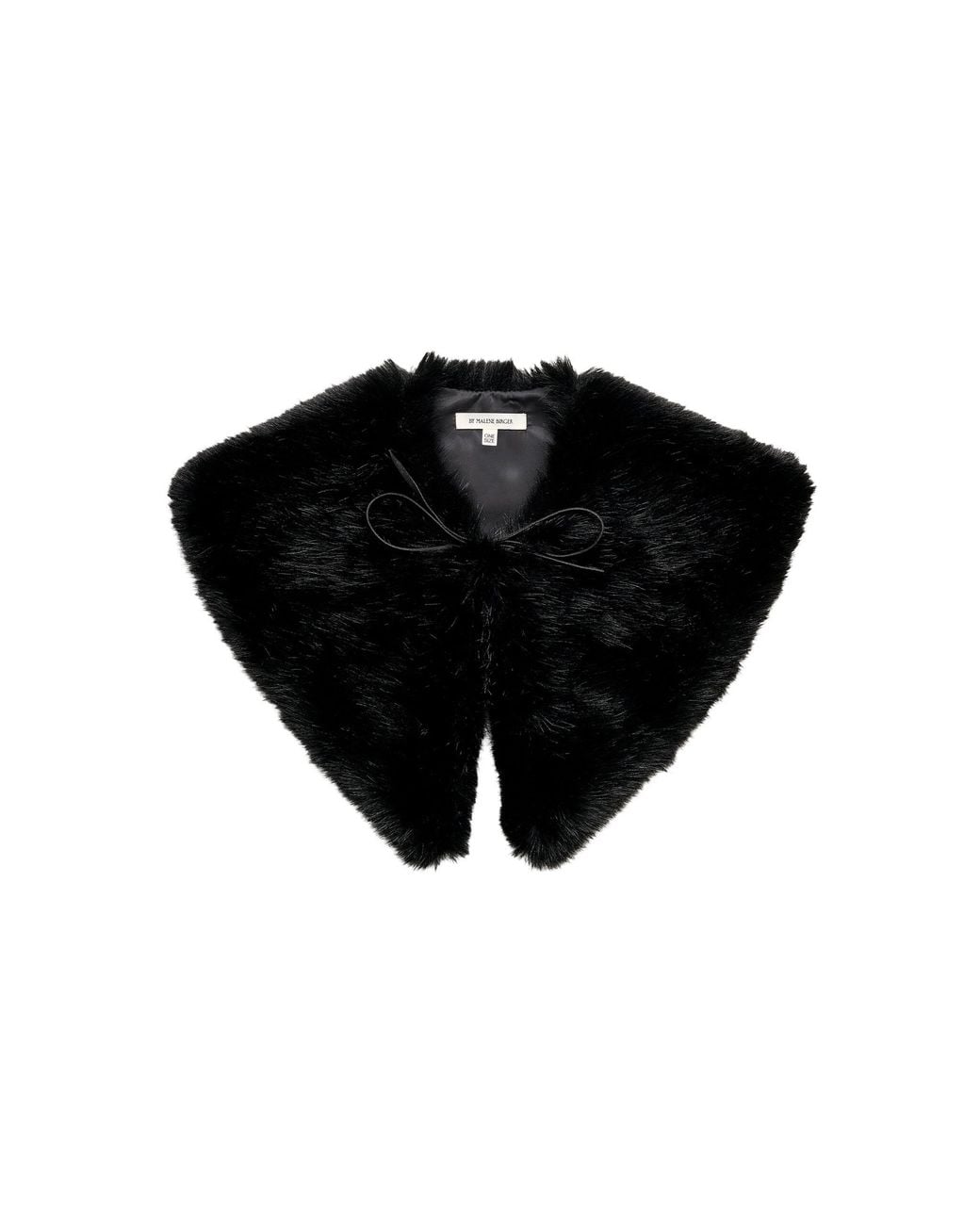 By Malene Birger Black Cowilla Faux Fur Collar