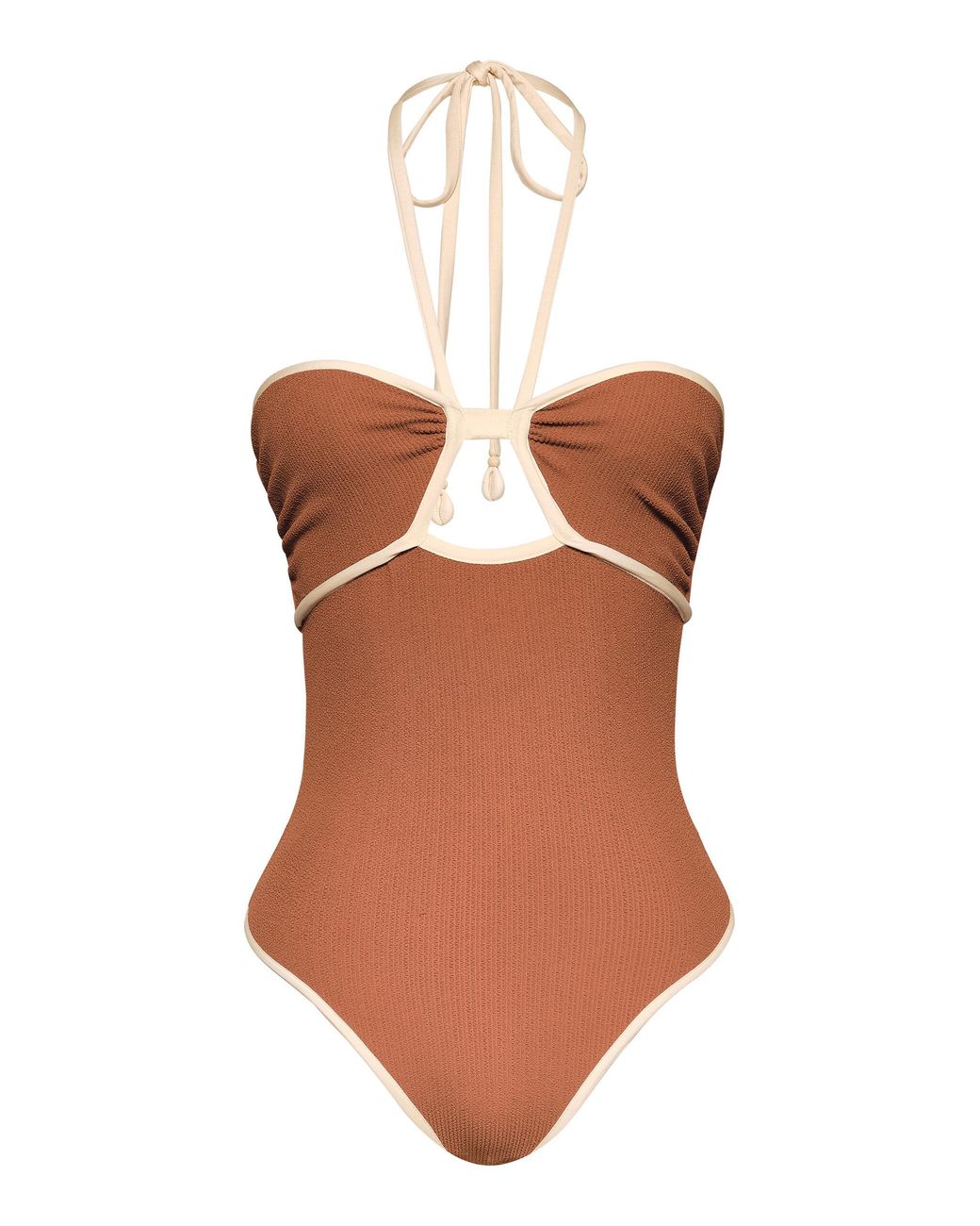 Johanna Ortiz White Sea Salt One-Piece Swimsuit