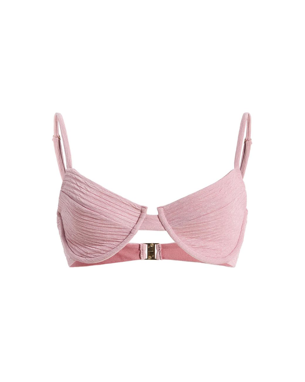 Juillet Pink Lulu Bikini Top