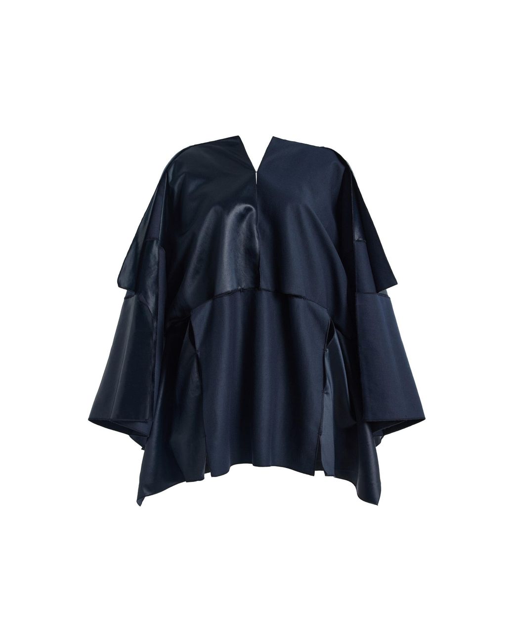 Niccolò Pasqualetti Blue Pannello Ruffled Top