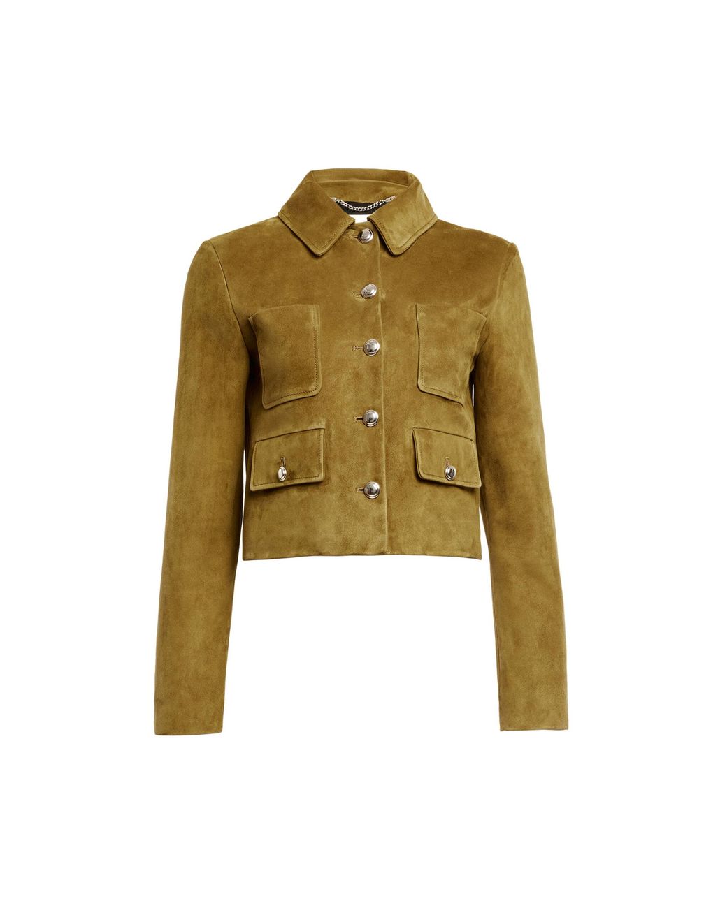 Altuzarra Yellow Astley Suede Jacket