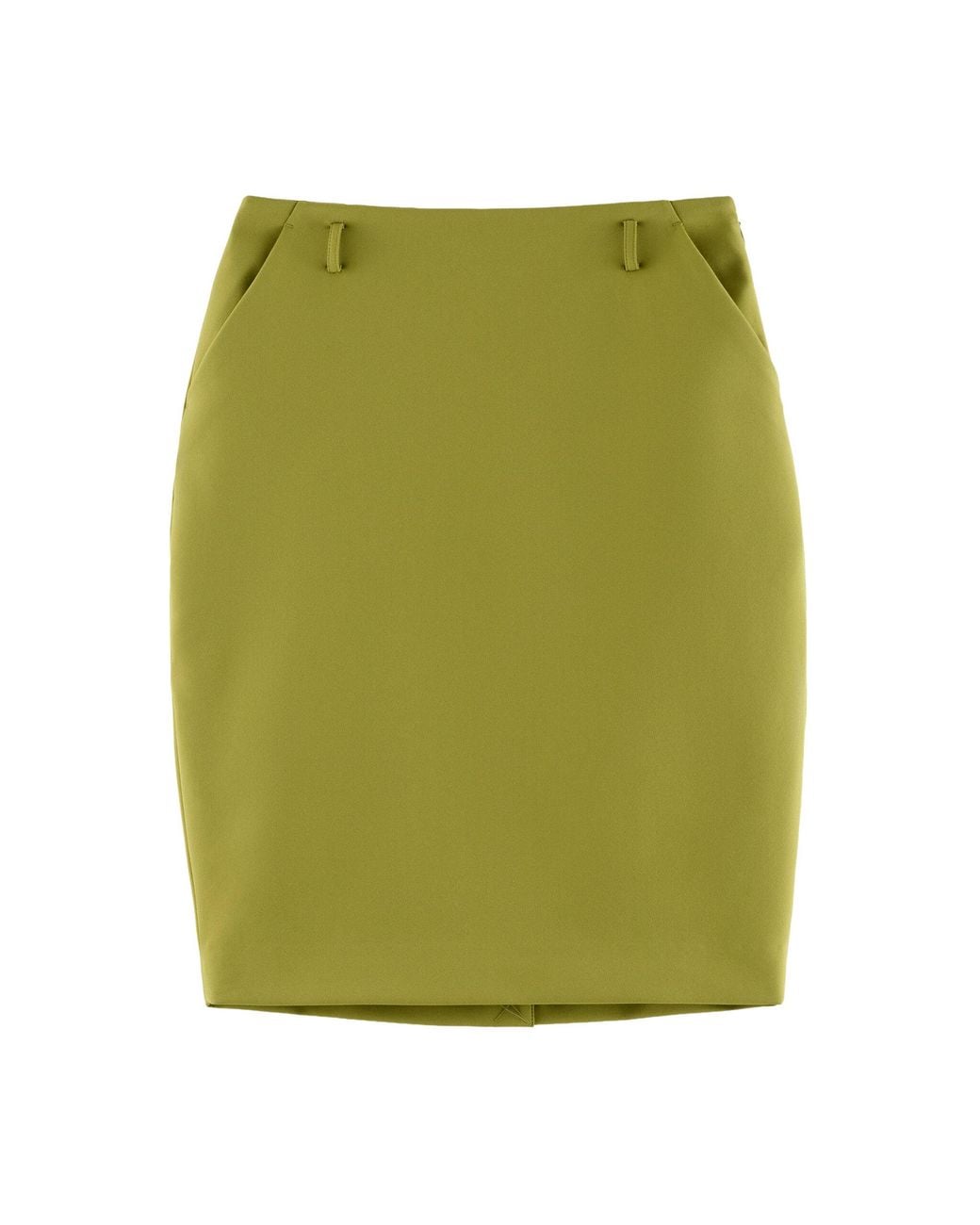 ARAKII Green Exclusive High Waist Shell Mini Skirt