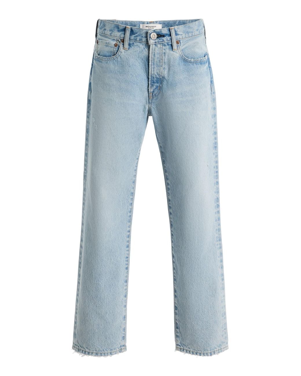 Moussy Blue Elko Rigid Boyfriend Jeans