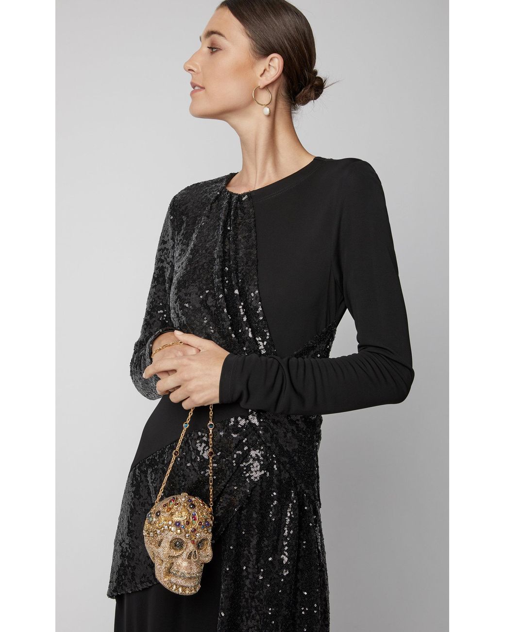 Judith Leiber Sanctus Austrian Crystal And Stone Clutch in