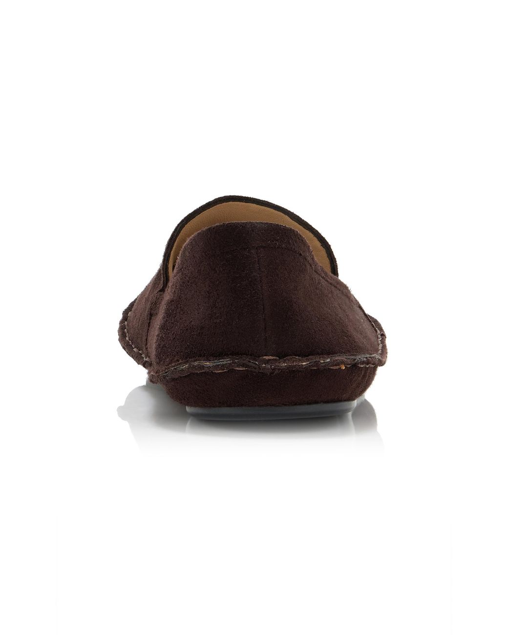 The Row Black Vasko Suede Flats