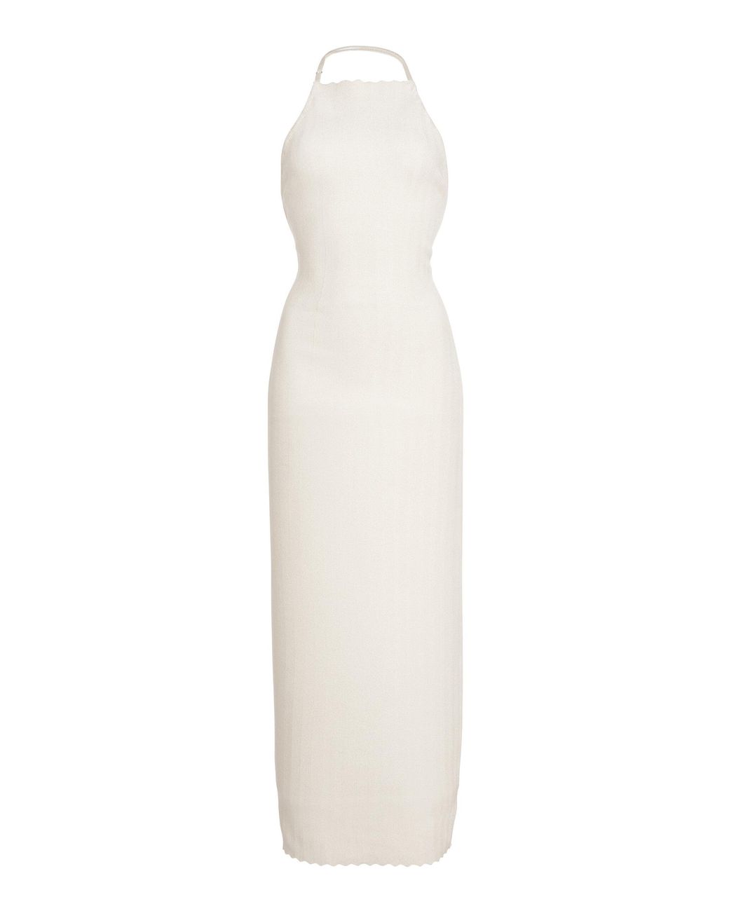 Jacquemus White The Agave Cotton-Blend Dress