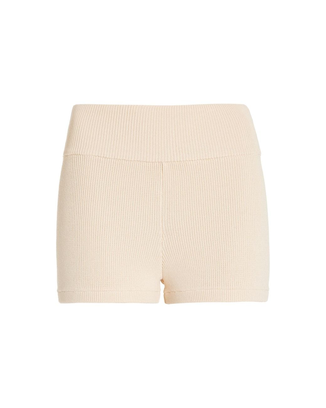 ELCE Natural Sol Ribbed-knit Shorts