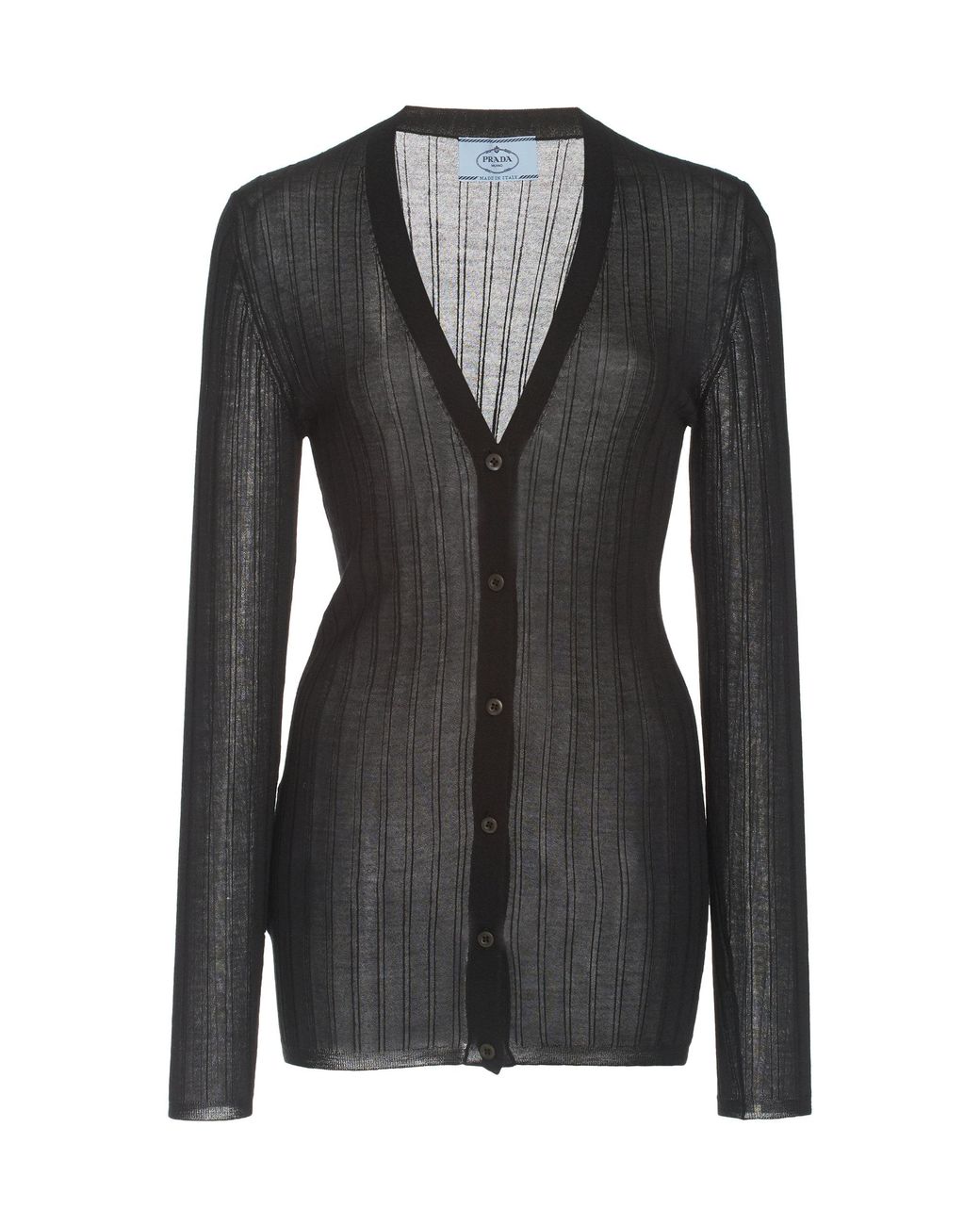prada black cardigan