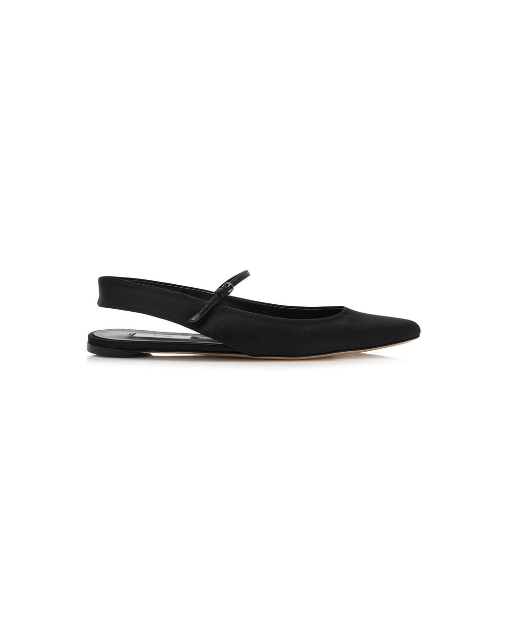 Totême Black Slingback Mary Janes