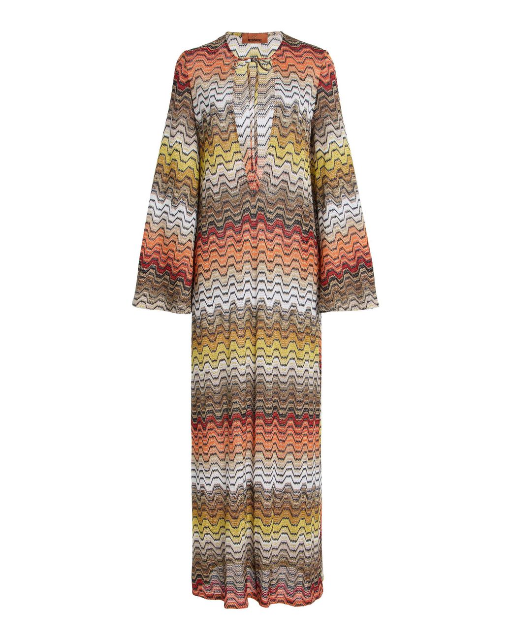 Missoni Orange Knit Maxi Coverup Dress