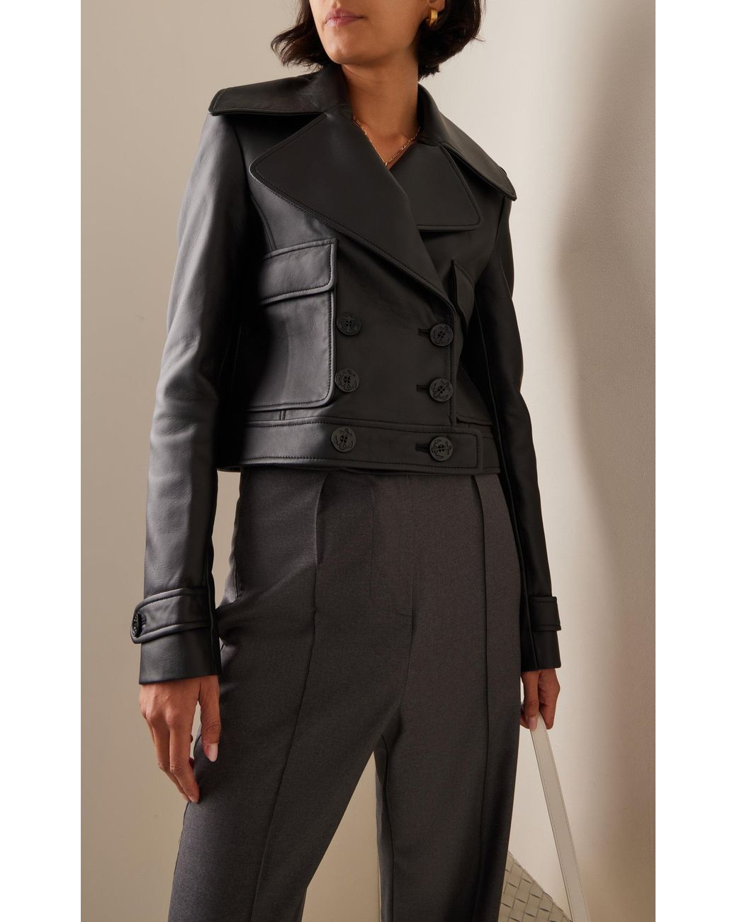 Altuzarra leather jacket sale