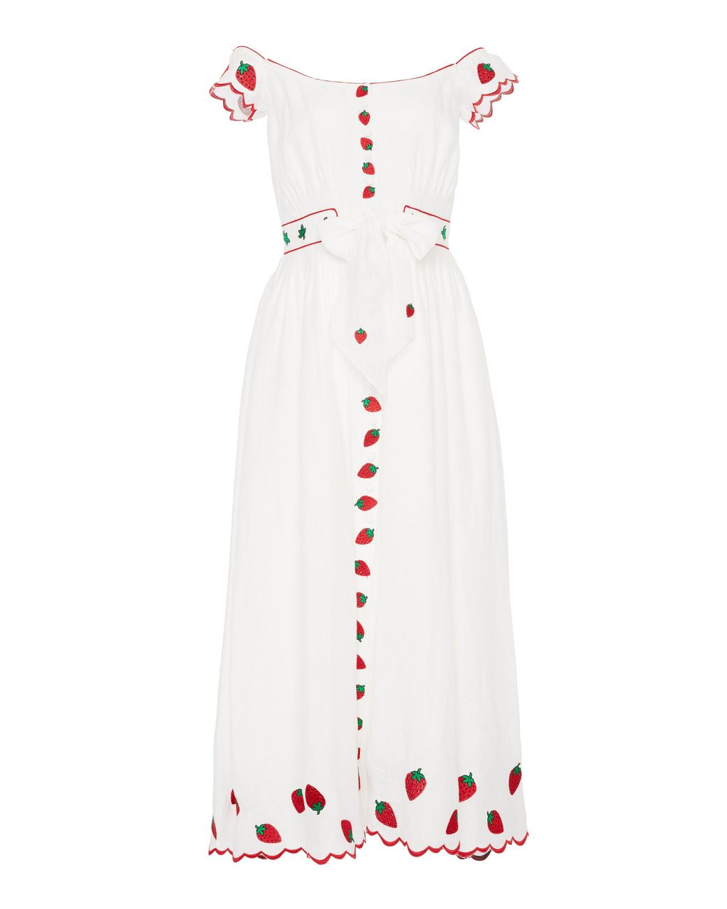 Gul Hurgel Strawberry Embroidered Dress in White Lyst