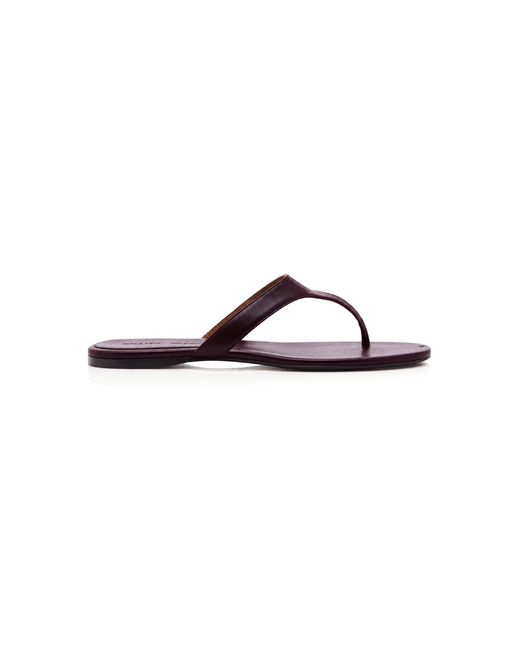 Khaite Red Archer Leather Thong Sandals