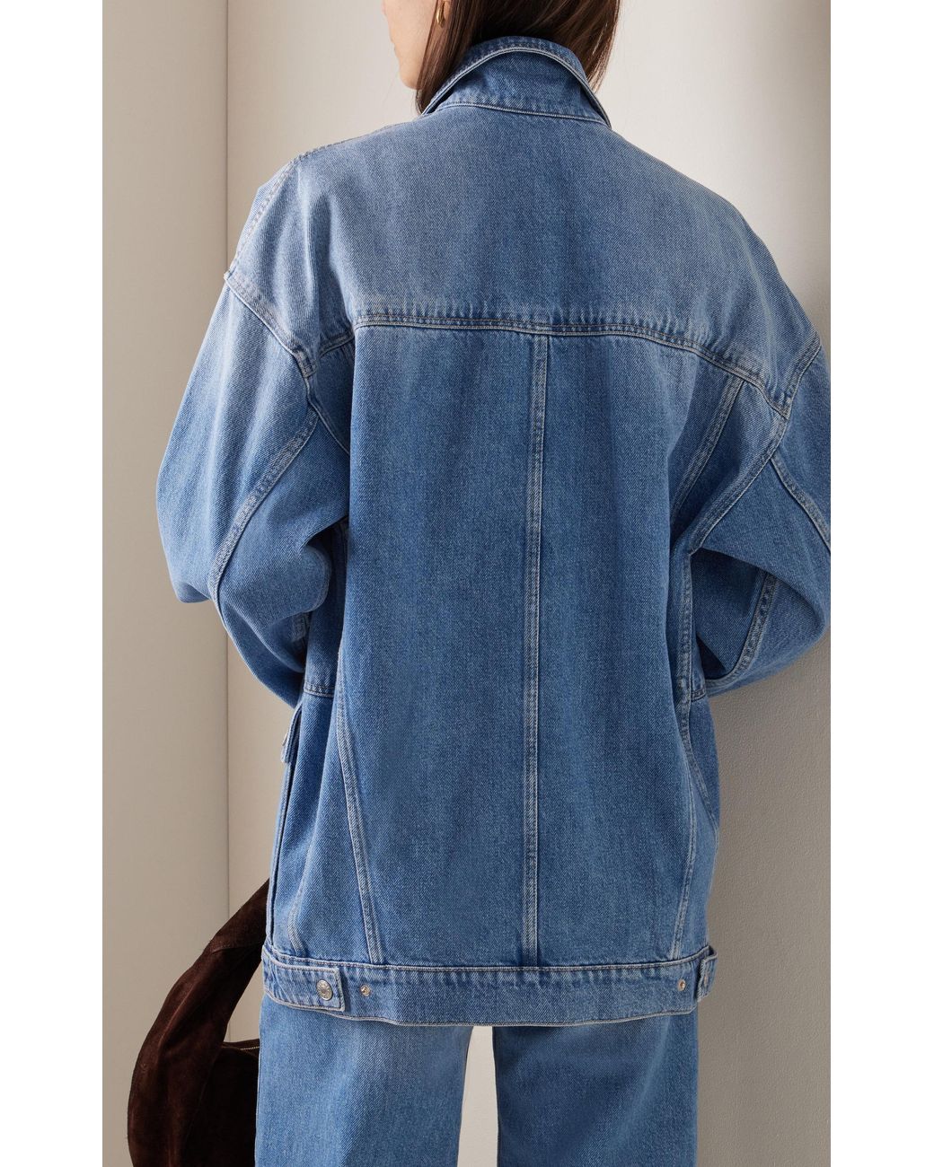 Isabel Marant Paolo Cotton Jacket in Blue | Lyst Australia