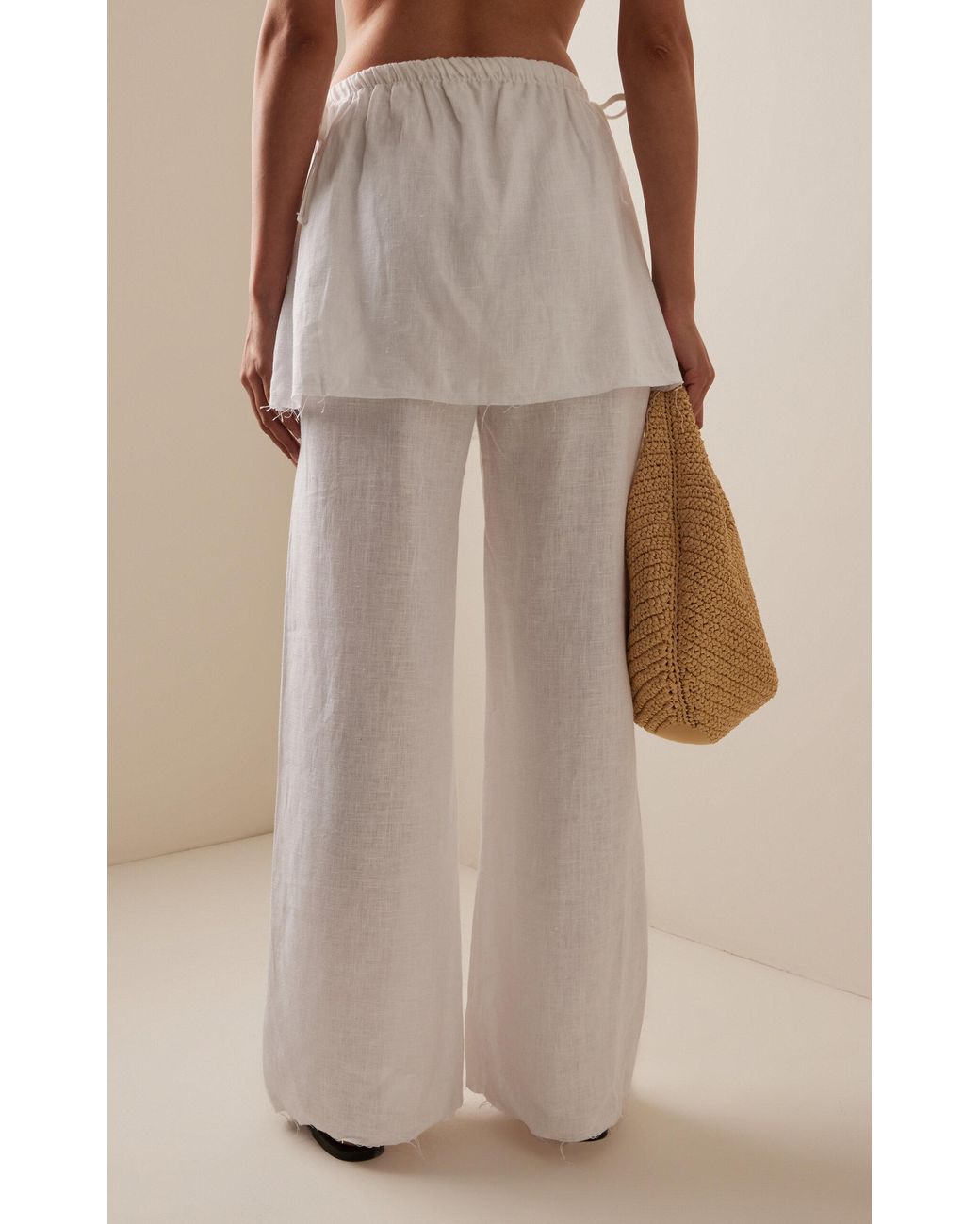 Mare Perpetua White Whisper Linen Pants