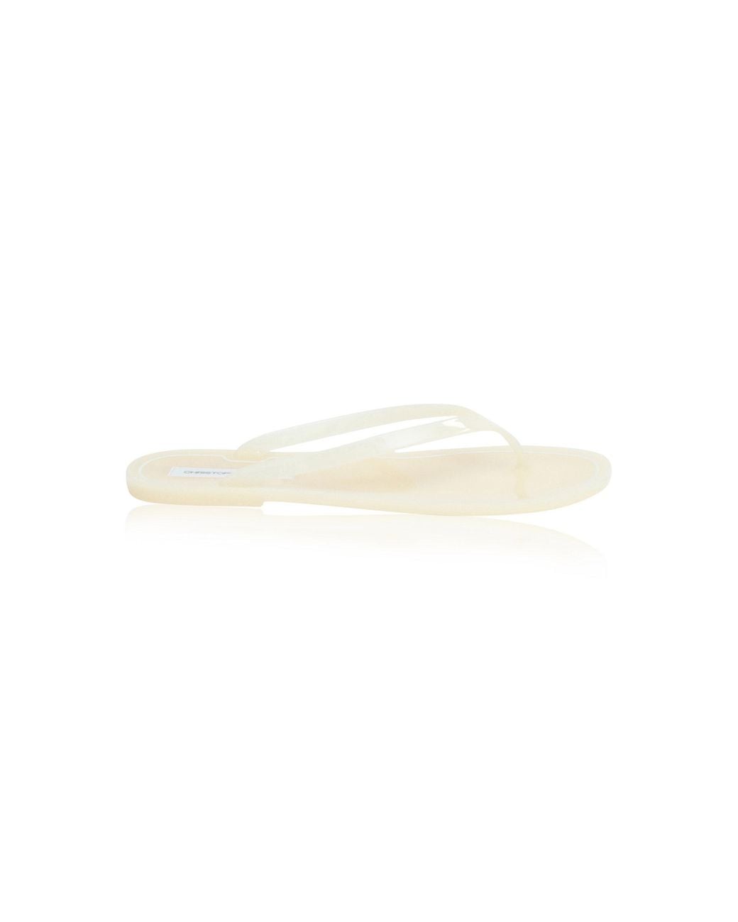 Christopher Esber White Jo Pvc Flip Flop Sandals