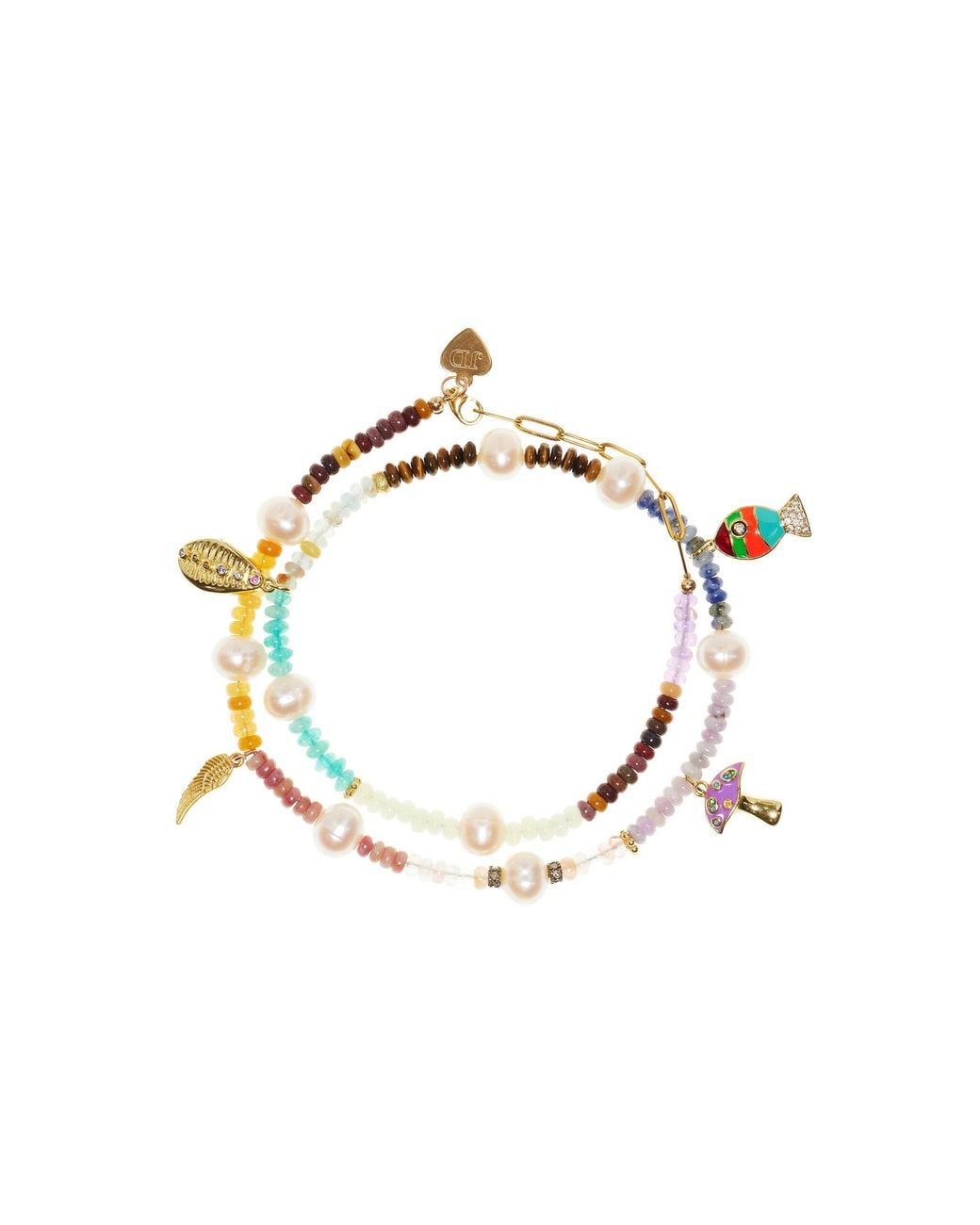 Joie Metallic Exclusive La Isla Neon Wrap Anklet/choker