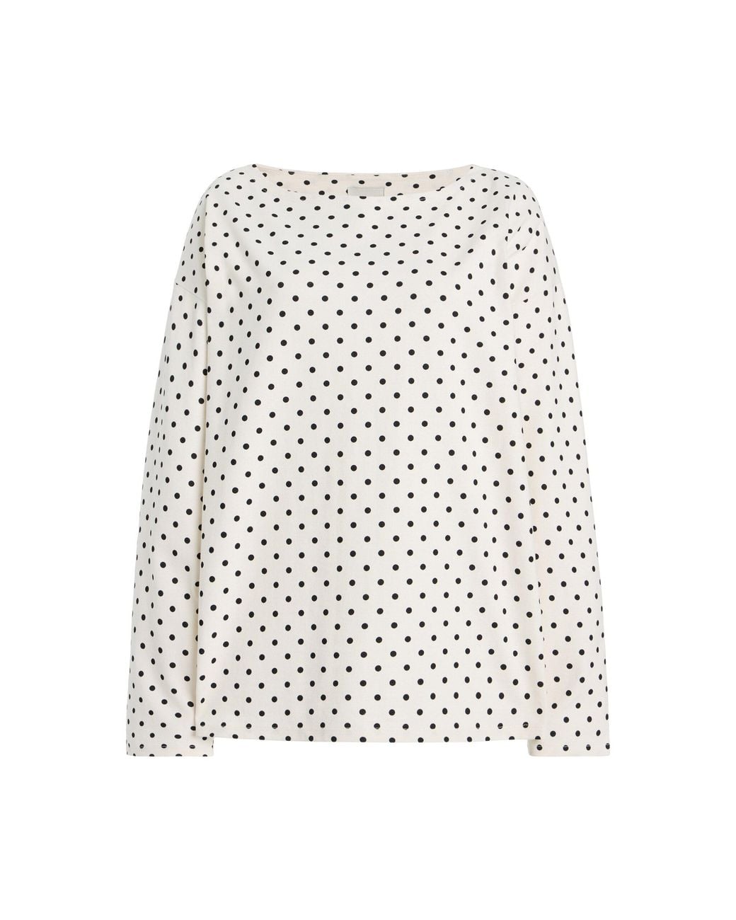 Posse White Exclusive Bea Polka-Dot Cotton Top