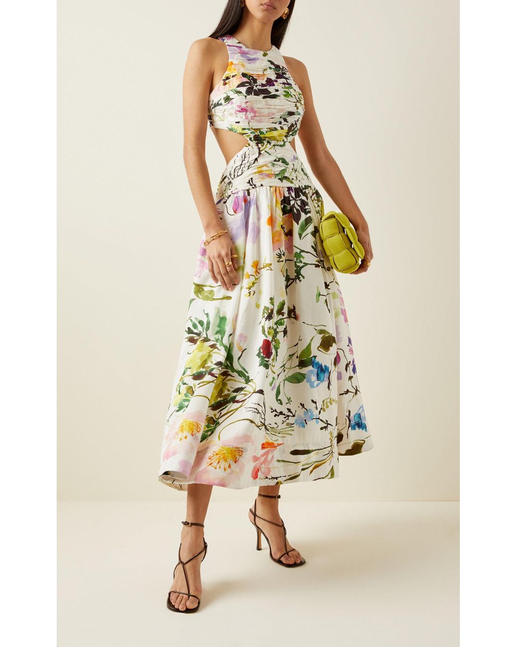 Aje top floral dress
