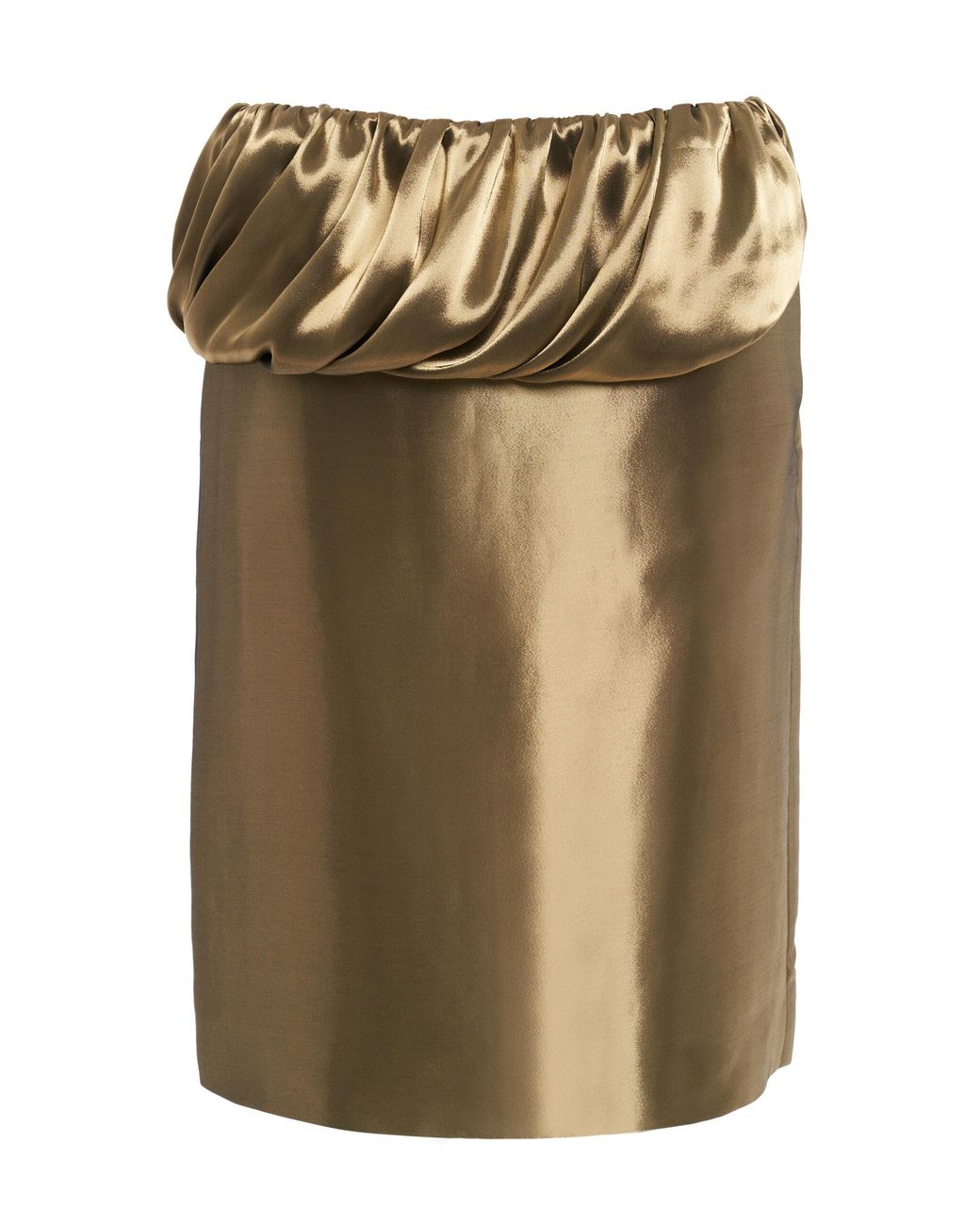Ferragamo Metallic Lamé Midi Skirt