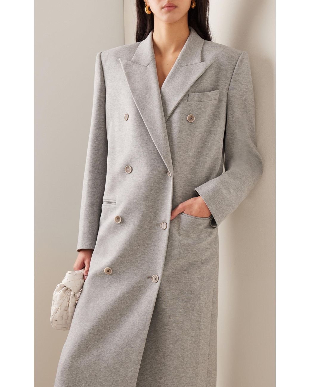 Grey cotton coat 2025