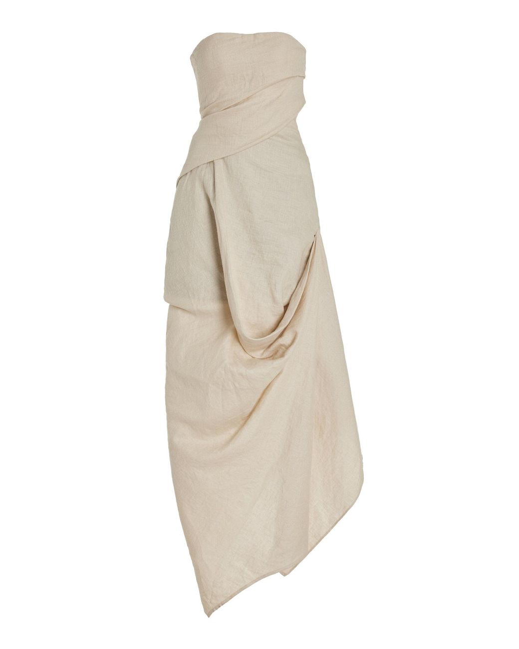 chinese dress ladies Staud Laura Stripe Linen Maxi Sundress
