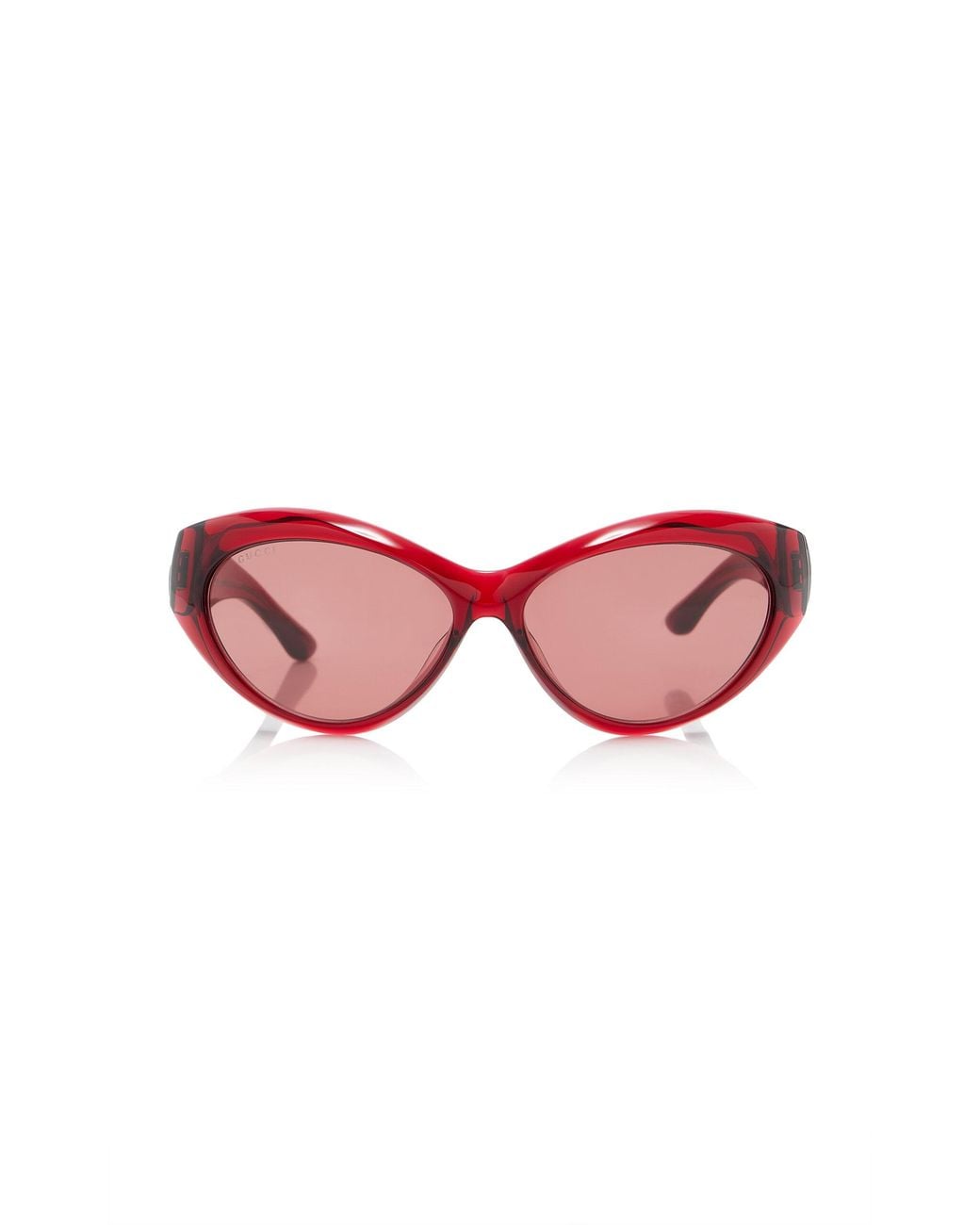 Gucci Pink Cat-Eye Acetate Sunglasses