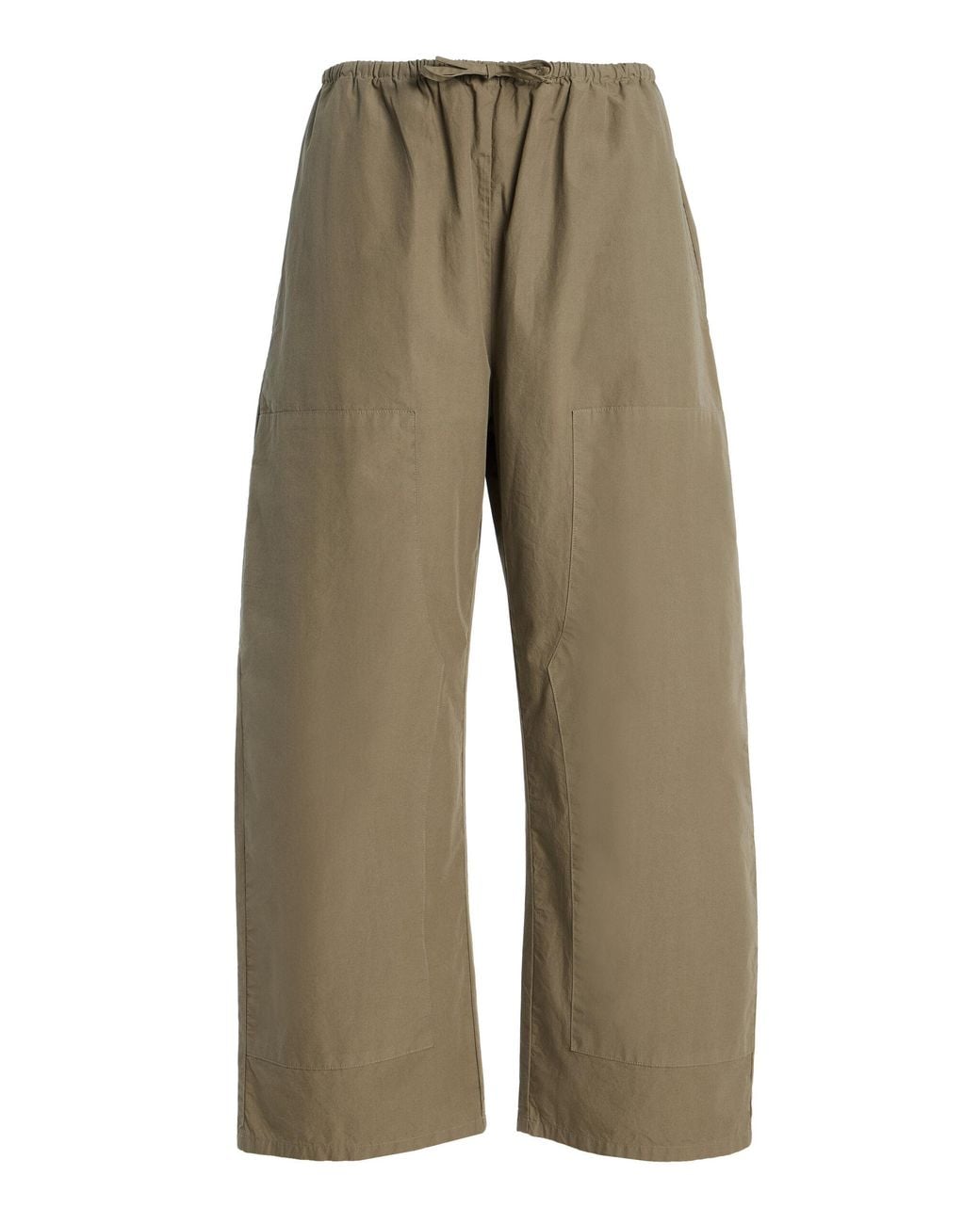 Leset Green Kyoto Cotton Carpenter Pants
