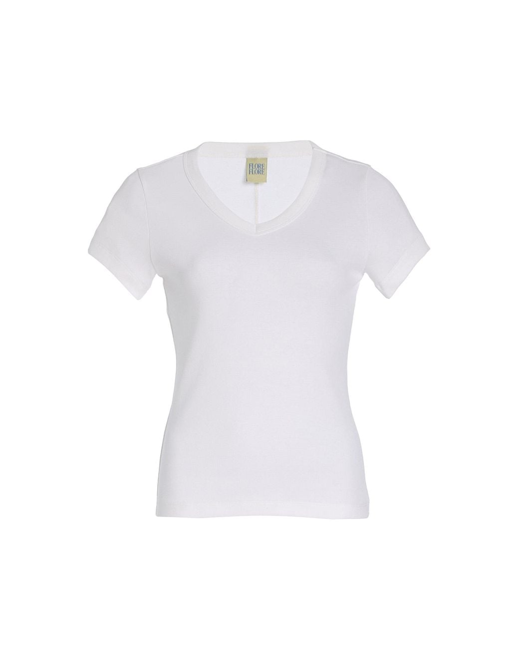 Flore Flore White Jill Cotton Baby T-Shirt