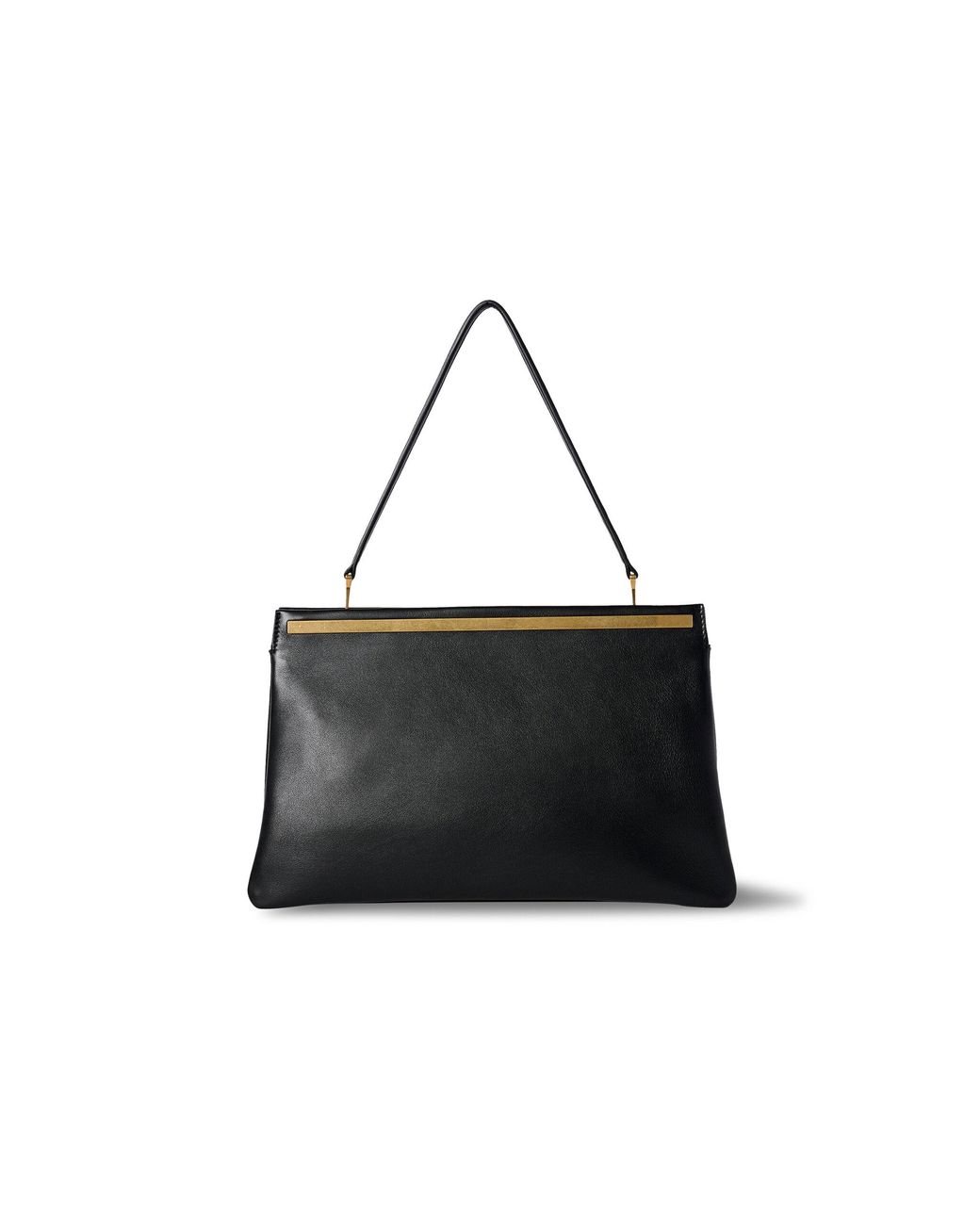 The Row Black Elise Leather Shoulder Bag