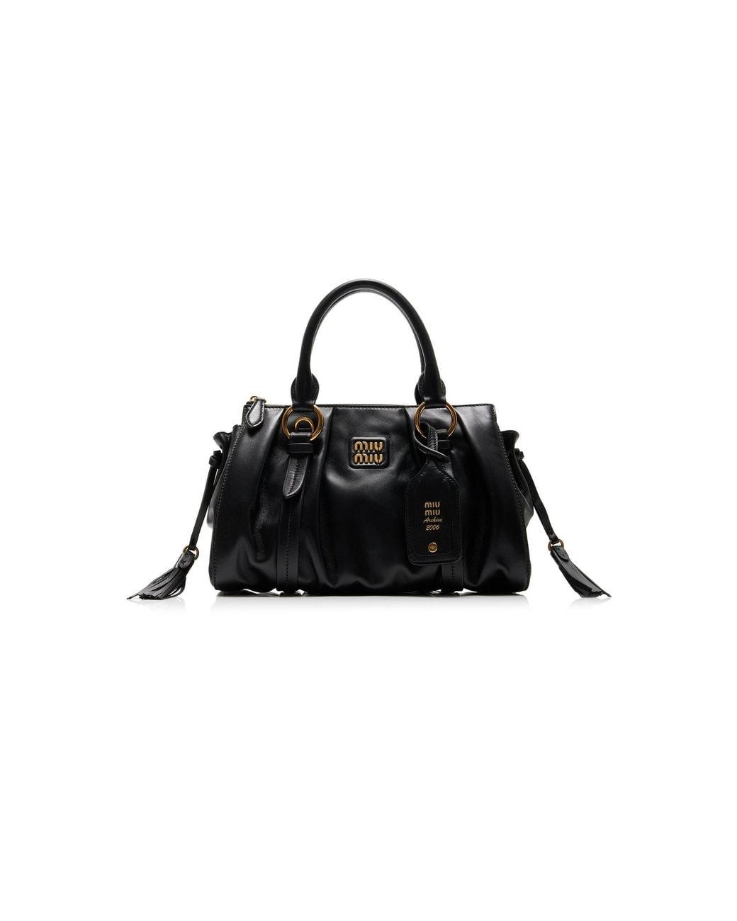 miu-miu-Black-2006-Leather-Bag