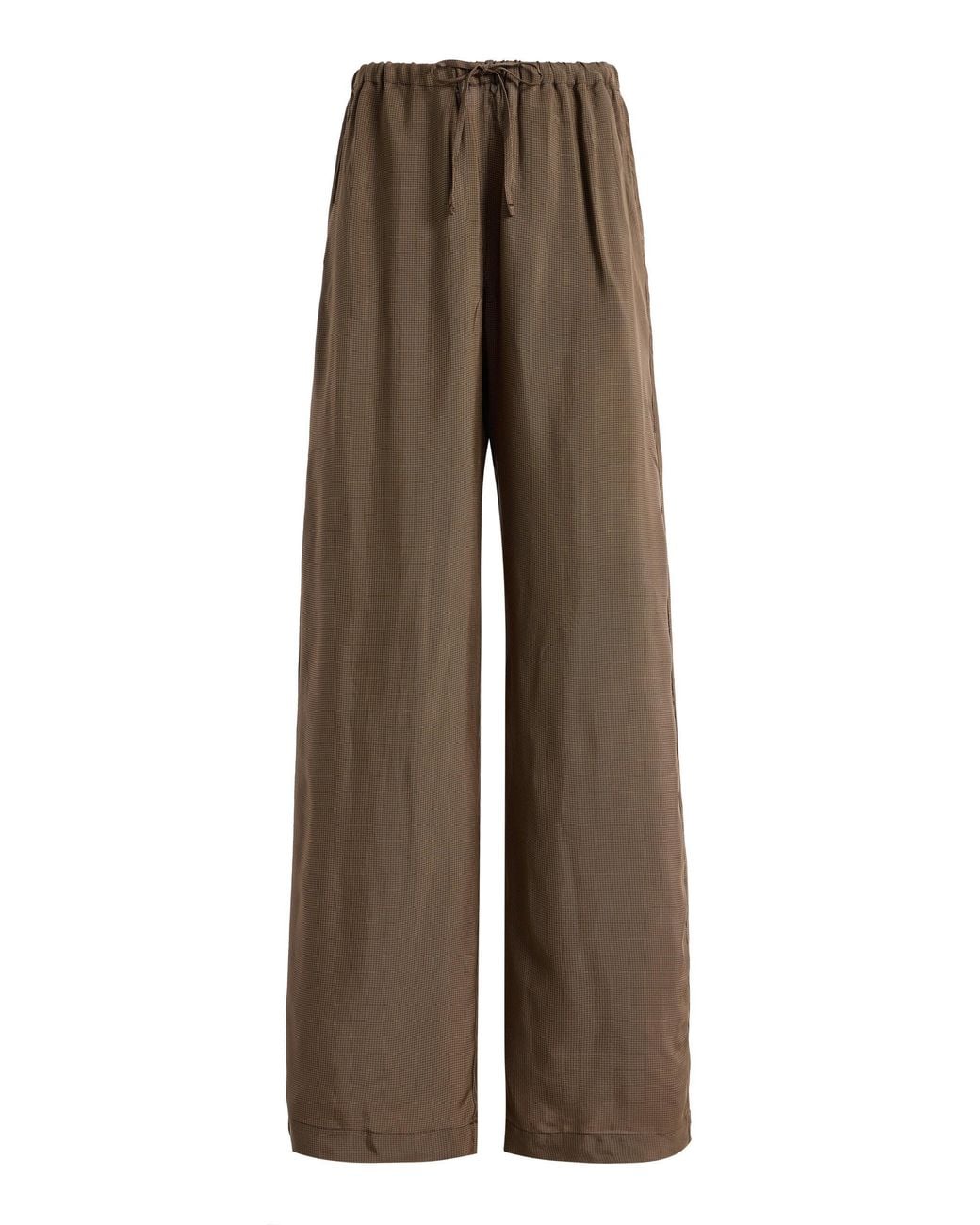 Rohe Brown Checked Pajama Pants