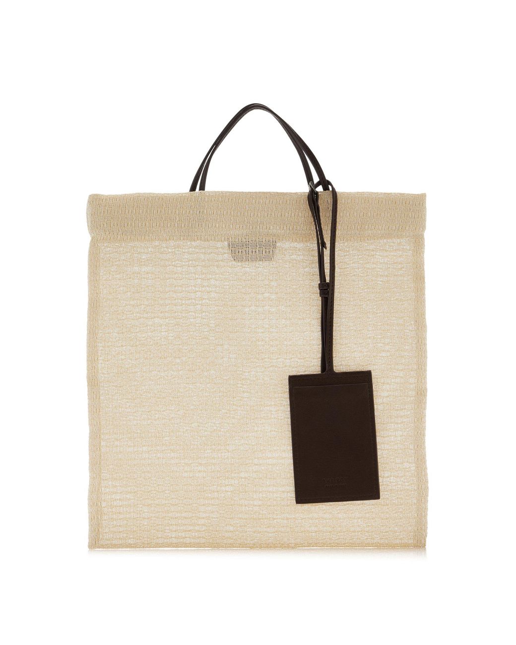 The Row Natural Barn Woven Mini Tote Bag