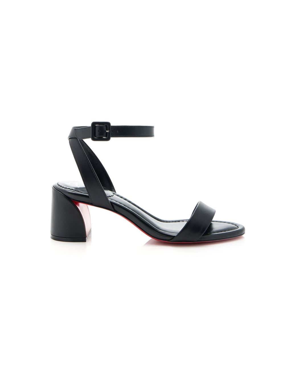 Christian Louboutin Black Miss Sabina 55mm Leather Sandals