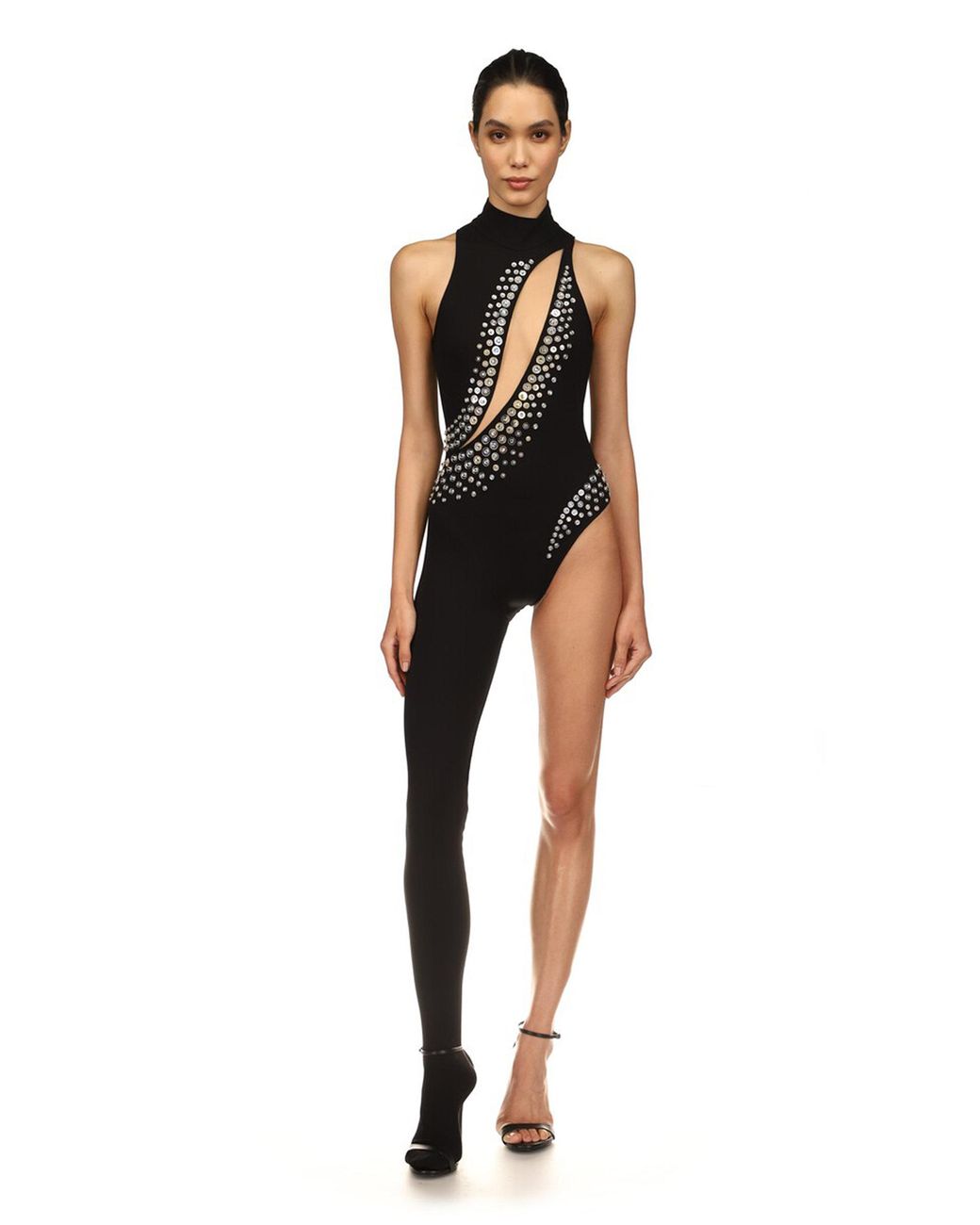 David Koma Embroidered One Leg Jersey 