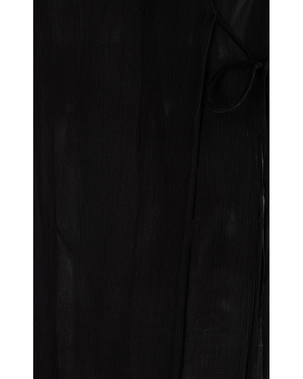 All That Remains Ola Crinkled Silk Maxi Dress in Black | Lyst