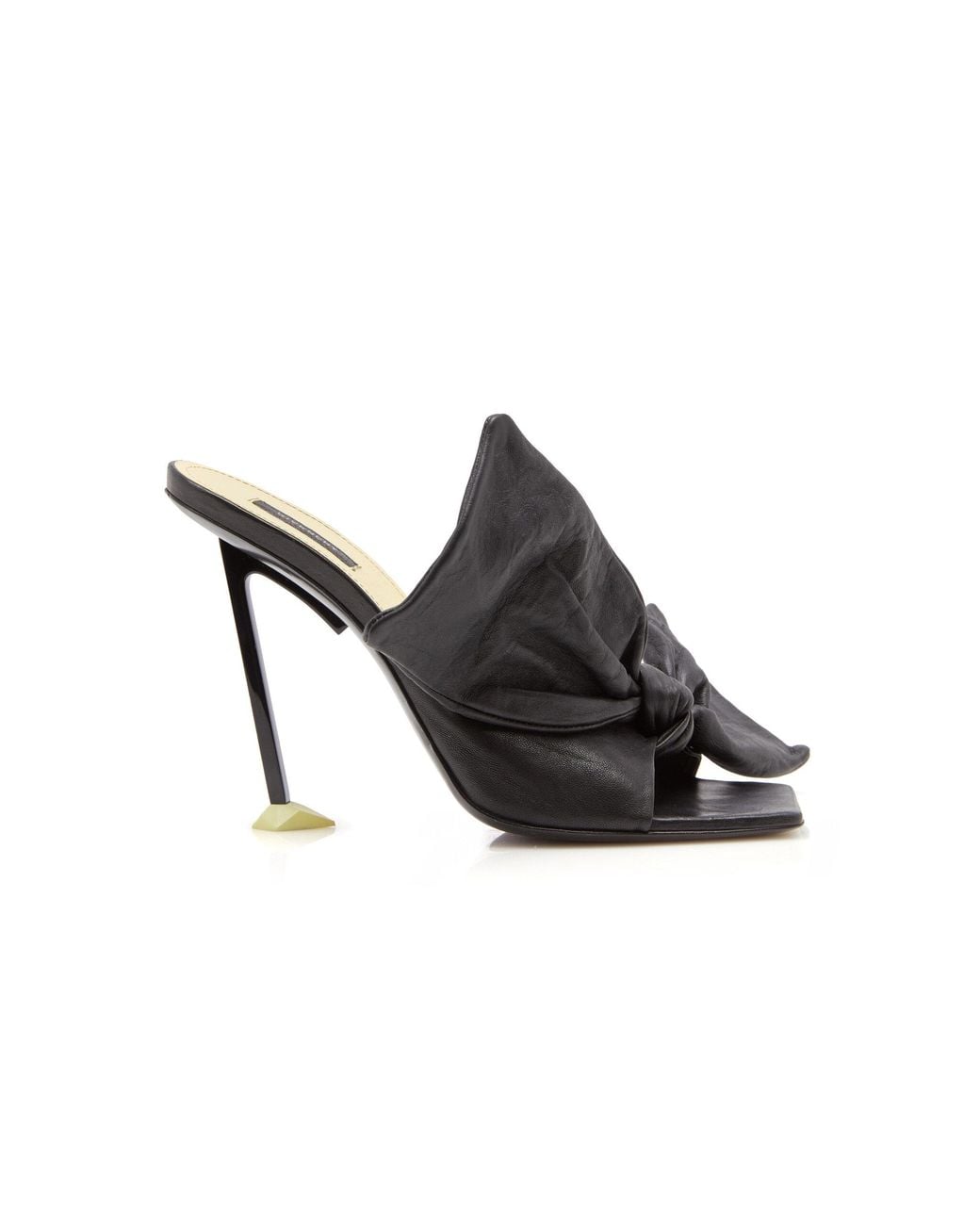 Givenchy Black Boudoir Bow Leather Mules