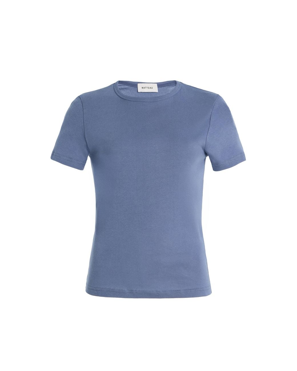 Matteau Blue Baby Cotton T-Shirt