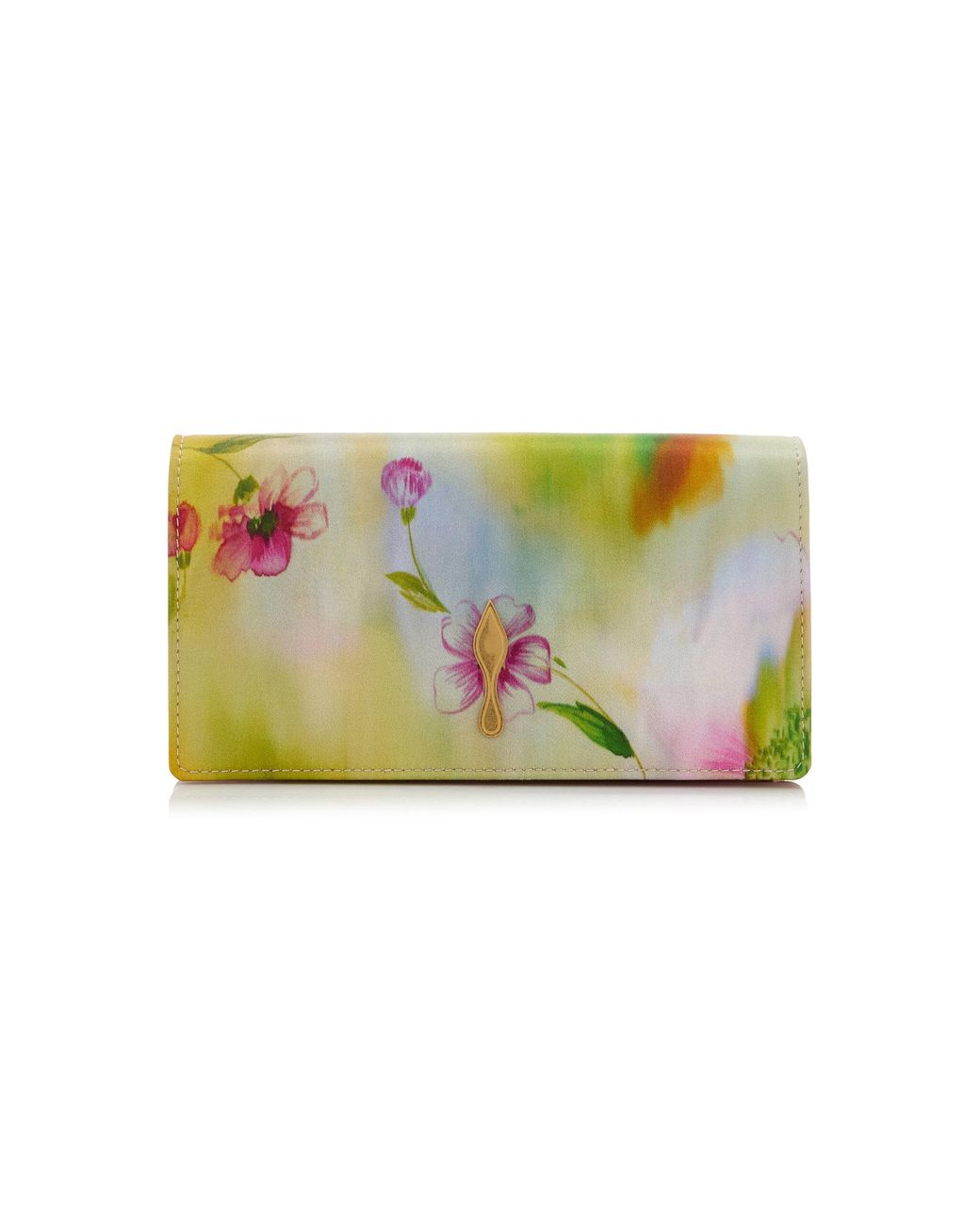 Christian Louboutin Multicolor Bettina Crepe Satin Clutch