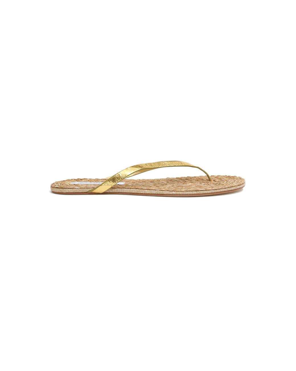 Christopher Esber Metallic Palma Eel Flip Flop