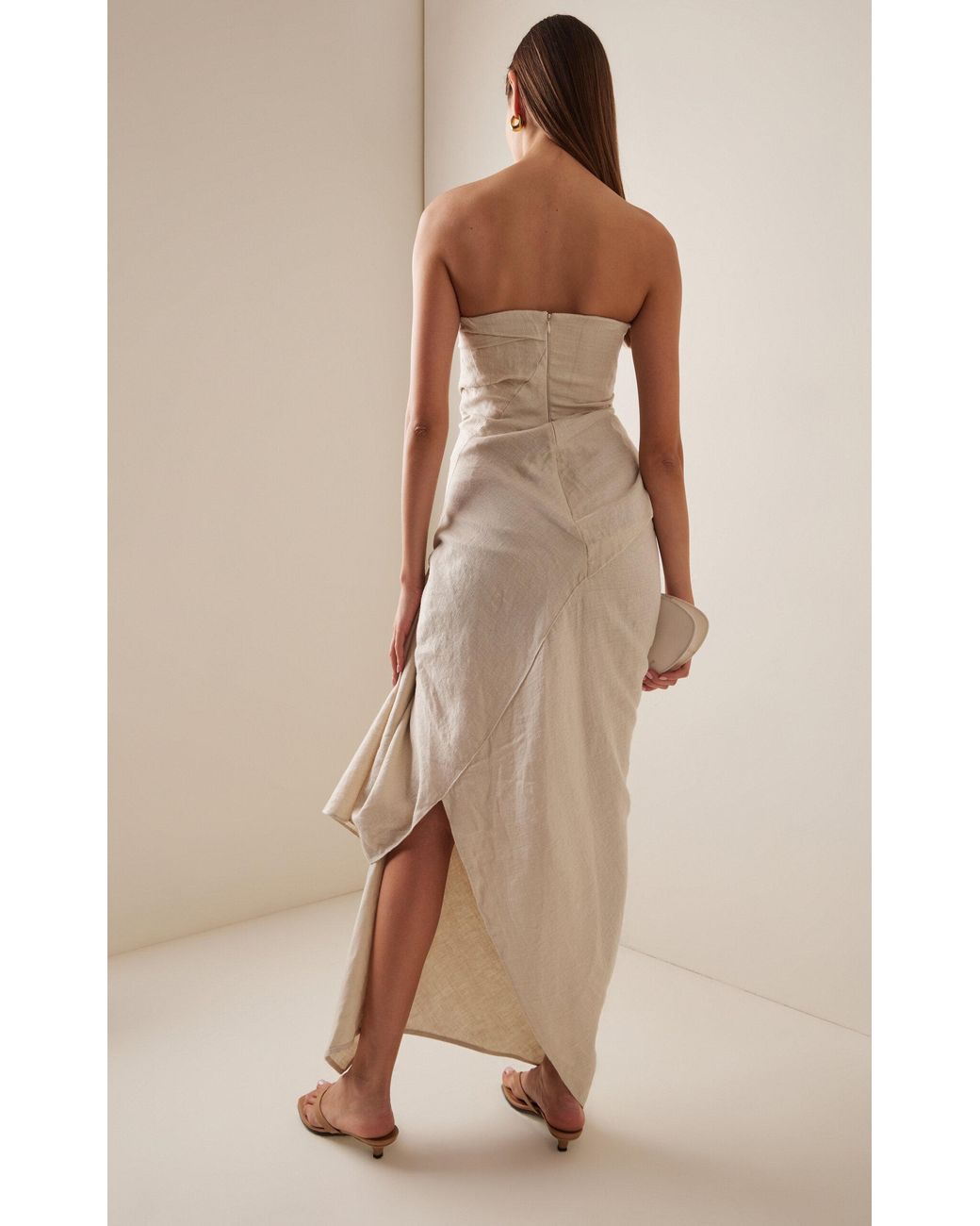 chinese dress ladies STAUD Women's Laura Linen Dress, Market Stripe, S at Amazon Women's  Clothing store