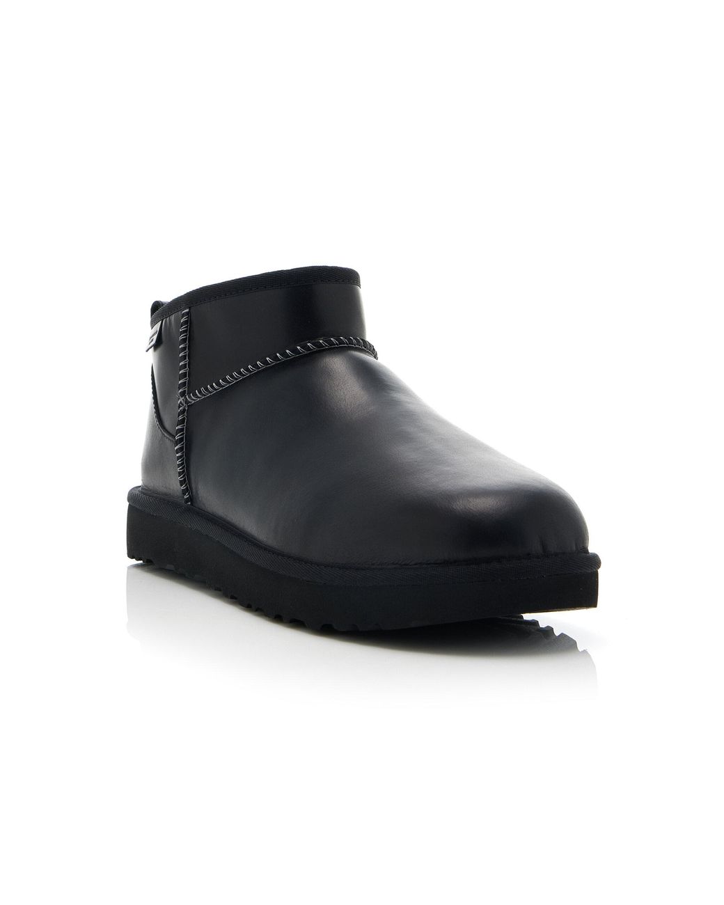 knee length dresses for ladies Classic Ultra Mini Leather Regenerate Boots UGG Marrone main image 1