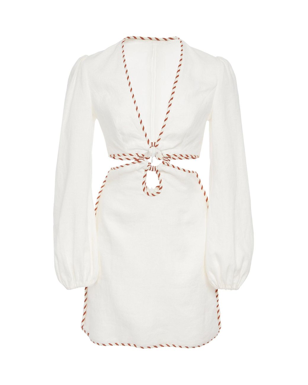 Corsage braid mini dress zimmermann top