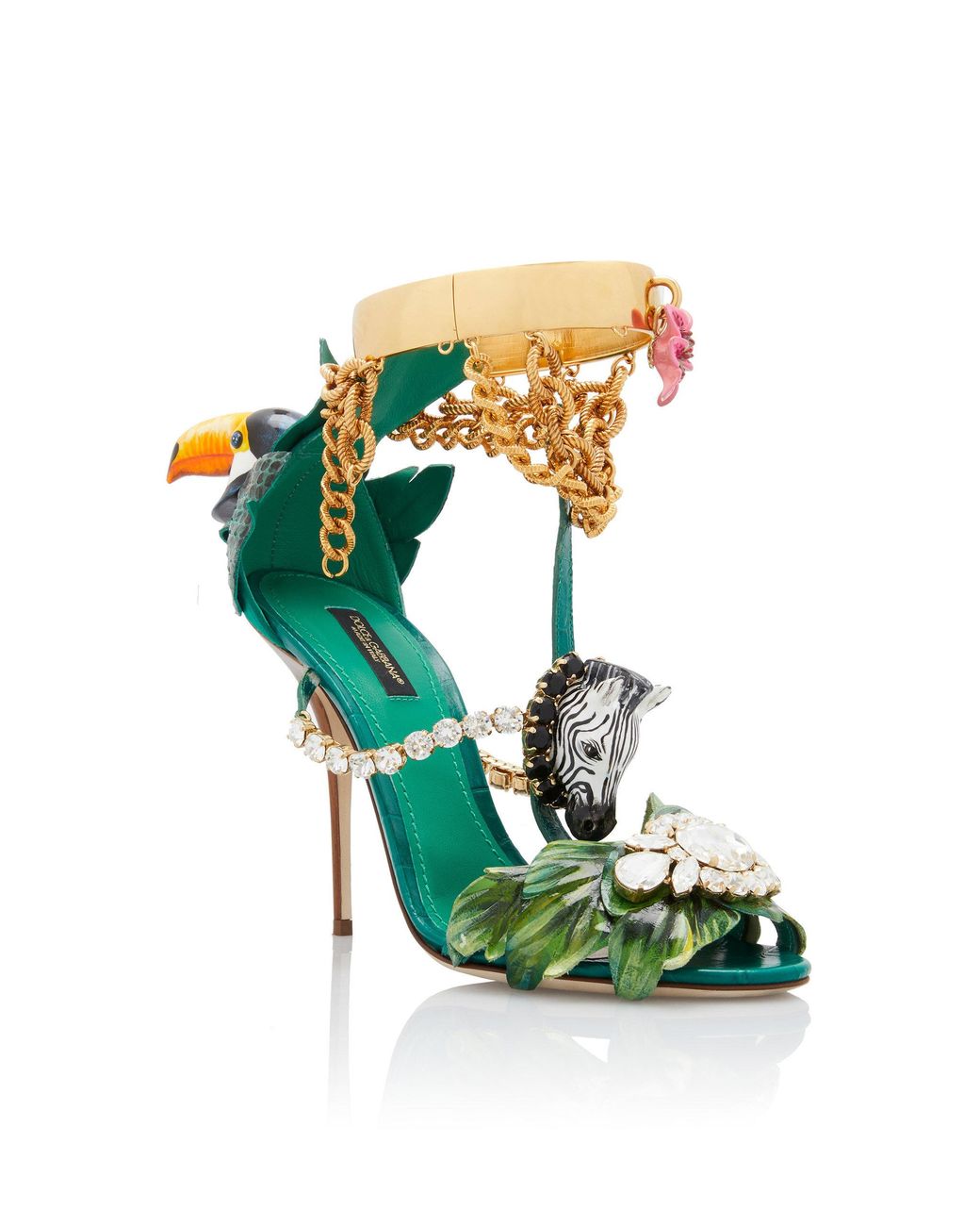 Dolce and gabbana green sandals Clearance