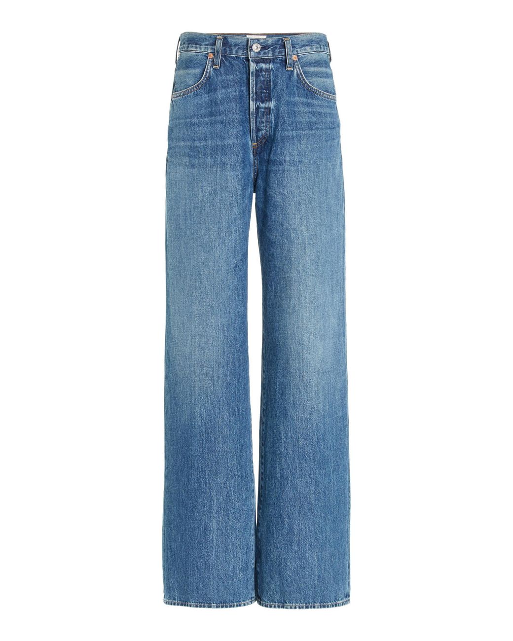 Citizens of Humanity Annina Rigid Wide-leg Jeans in Blue | Lyst