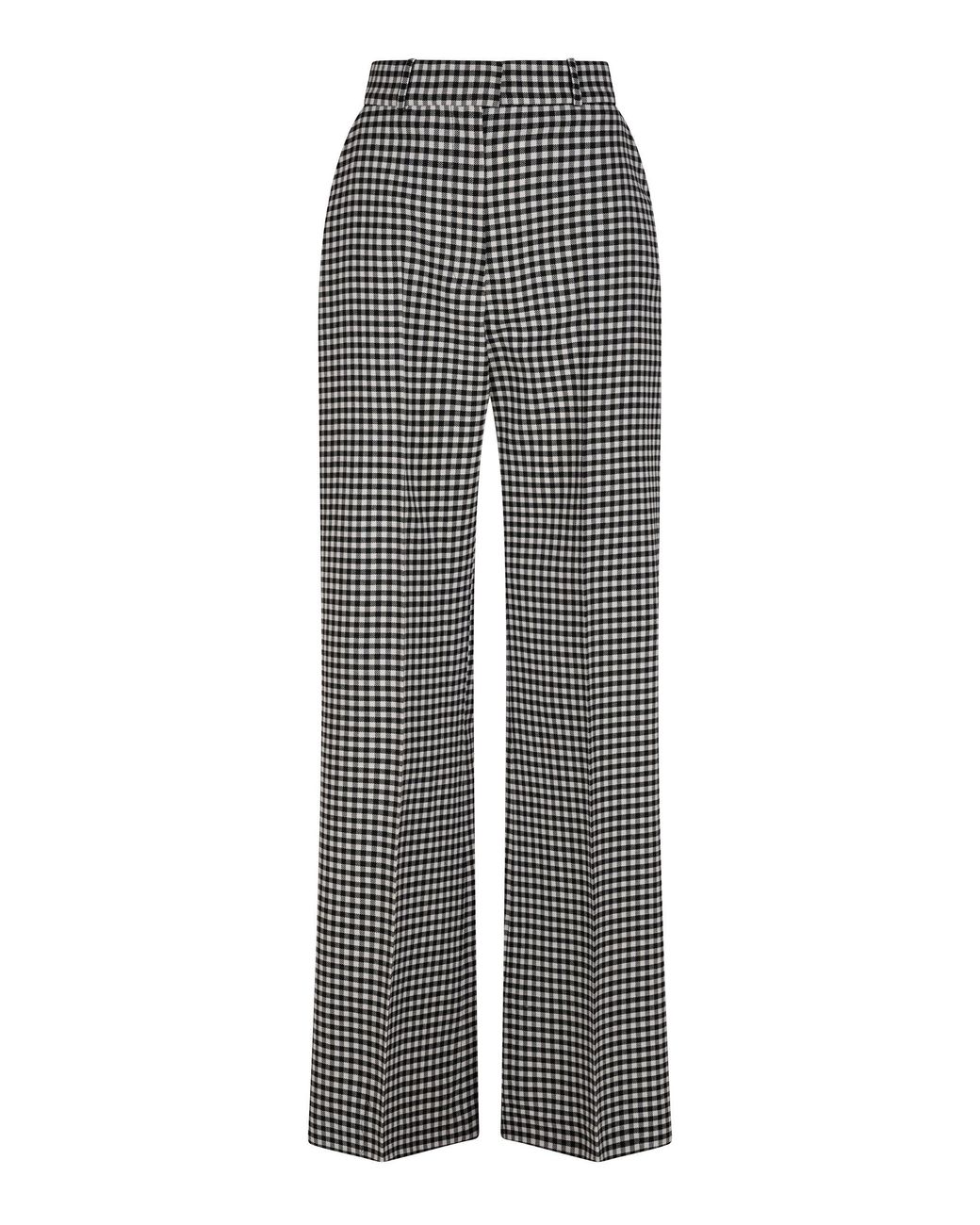 Martin Grant Gray Virgin Wool Wide-Leg Pants