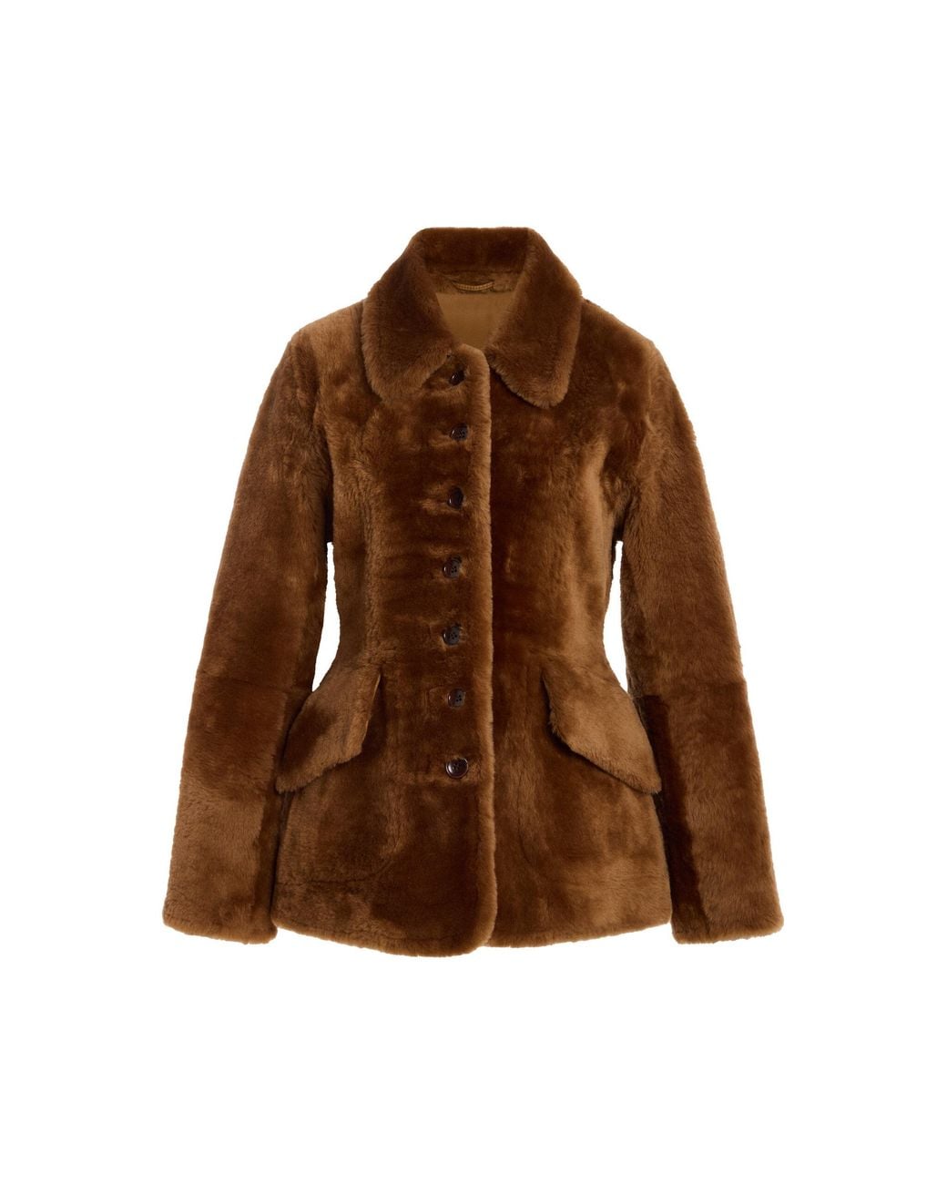 By Malene Birger Brown Adeline Shearling Jacket